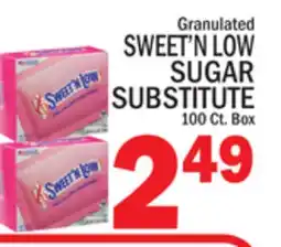 C Town SWEET'N LOW SUGAR SUBSTITUTE offer