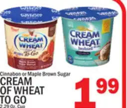 C Town CREAM OF WHEAT TO GO offer