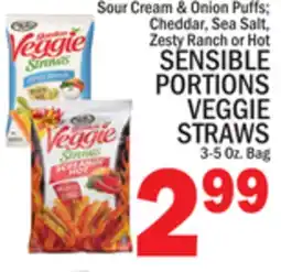 C Town SENSIBLE PORTIONS VEGGIE STRAWS offer