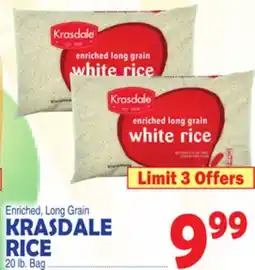 Bravo Supermarkets KRASDALE RICE offer