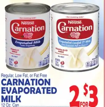 Bravo Supermarkets CARNATION EVAPORATED MILK offer