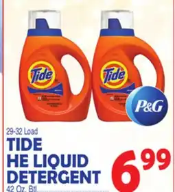 Bravo Supermarkets TIDE HE LIQUID DETERGENT offer