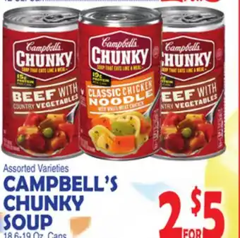 Bravo Supermarkets CAMPBELL'S CHUNKY SOUP offer