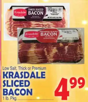 Bravo Supermarkets KRASDALE SLICED BACON offer