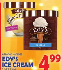 Bravo Supermarkets EDY'S ICE CREAM offer