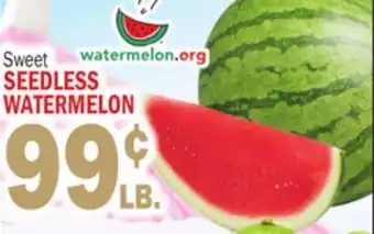 Bravo Supermarkets SEEDLESS WATERMELON offer