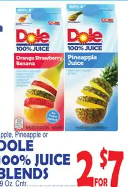 Bravo Supermarkets DOLE 100% JUICE BLENDS offer