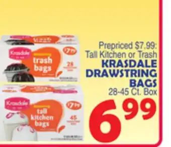 Bravo Supermarkets KRASDALE DRAWSTRING BAGS offer