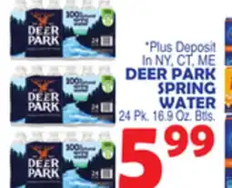 Bravo Supermarkets DEER PARK SPRING WATER offer