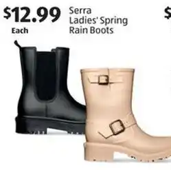 Aldi Serra Ladies' Spring Rain Boots offer