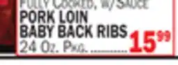 Bravo Supermarkets PORK LOIN BABY BACK RIBS offer