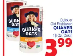 Bravo Supermarkets QUAKER OATS offer