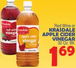 Bravo Supermarkets KRASDALE APPLE CIDER VINEGAR offer