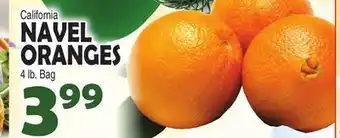 Bravo Supermarkets NAVEL ORANGES offer