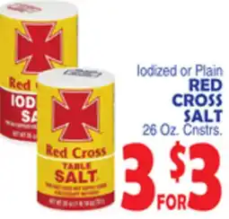 Bravo Supermarkets RED CROSS SALT offer