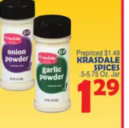 Bravo Supermarkets KRASDALE SPICES offer