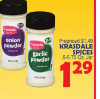 Bravo Supermarkets KRASDALE SPICES offer