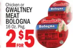 Bravo Supermarkets GWALTNEY MEAT BOLOGNA offer