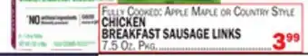 Bravo Supermarkets CHICKEN BREAKFAST SAUSAGE LINKS offer