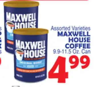 Bravo Supermarkets MAXWELL HOUSE COFFEE offer