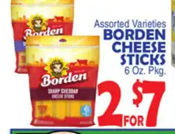 Bravo Supermarkets BORDEN CHEESE STICKS offer