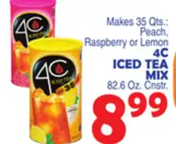 Bravo Supermarkets 4C ICED TEA MIX offer