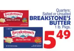 Bravo Supermarkets BREAKSTONE'S BUTTER offer