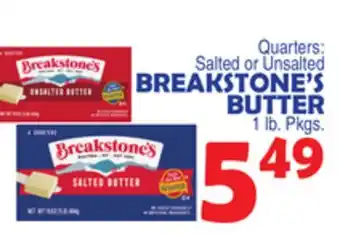 Bravo Supermarkets BREAKSTONE'S BUTTER offer