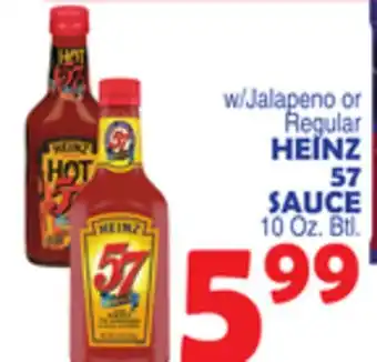 Bravo Supermarkets HEINZ 57 SAUCE offer