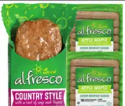 Bravo Supermarkets AL FRESCO CHICKEN BREAKFAST SAUSAGE PATTIES offer