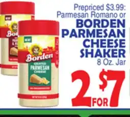 Bravo Supermarkets BORDEN PARMESAN CHEESE SHAKER offer