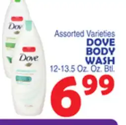 Bravo Supermarkets DOVE BODY WASH offer