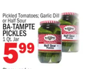 Bravo Supermarkets BA-TAMPTE PICKLES offer