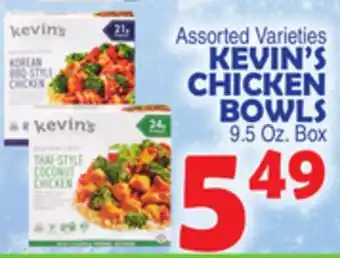 Bravo Supermarkets KEVIN'S CHICKEN BOWLS offer