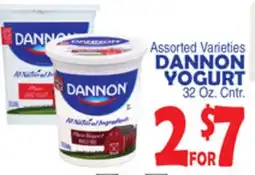 Bravo Supermarkets DANNON YOGURT offer