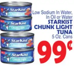 Bravo Supermarkets STARKIST CHUNK LIGHT TUNA offer