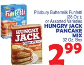 Bravo Supermarkets HUNGRY JACK PANCAKE MIX 32 Oz. Box offer