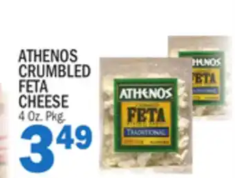 Bravo Supermarkets ATHENOS CRUMBLED FETA CHEESE offer