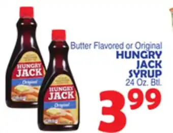 Bravo Supermarkets HUNGRY JACK SYRUP offer