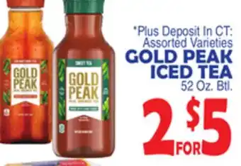 Bravo Supermarkets GOLD PEAK ICED TEA offer