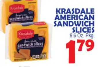 Bravo Supermarkets KRASDALE AMERICAN SANDWICH SLICES offer