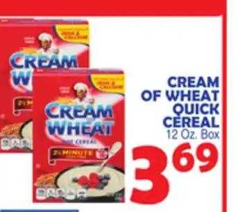 Bravo Supermarkets CREAM OF WHEAT QUICK CEREAL offer