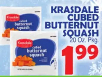 Bravo Supermarkets KRASDALE CUBED BUTTERNUT SQUASH offer