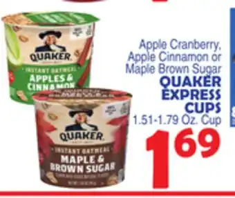 Bravo Supermarkets QUAKER EXPRESS CUPS offer