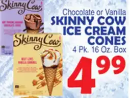 Bravo Supermarkets SKINNY COW ICE CREAM CONES offer