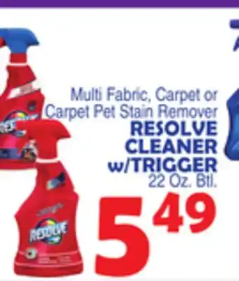 Bravo Supermarkets RESOLVE CLEANER w/TRIGGER offer