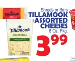 Bravo Supermarkets TILLAMOOK ASSORTED CHEESES offer