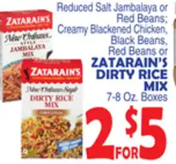 Bravo Supermarkets ZATARAIN'S DIRTY RICE MIX offer