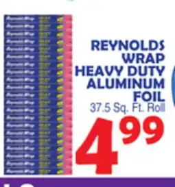 Bravo Supermarkets REYNOLDS WRAP HEAVY DUTY ALUMINUM FOIL offer