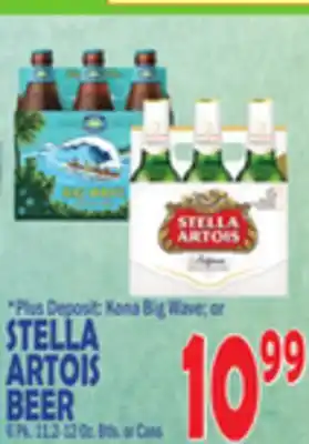 Bravo Supermarkets STELLA ARTOIS BEER offer